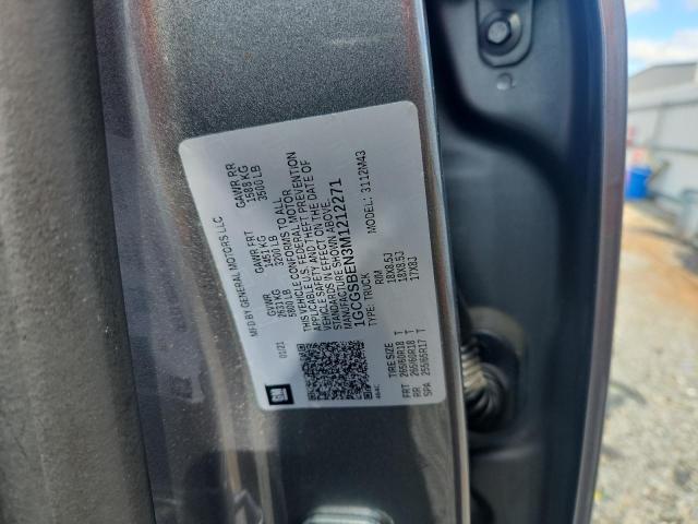 1GCGSBEN3M1212271 - 2021 CHEVROLET COLORADO Argent photo 12