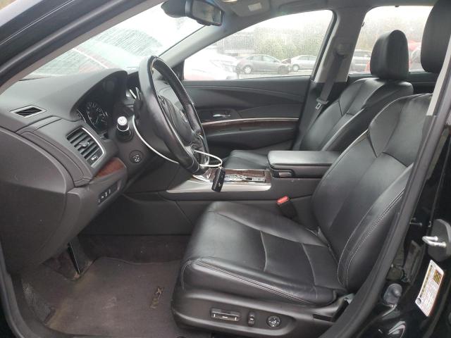 JH4KC2F90GC000072 - 2016 ACURA RLX SPORT HYBRID ADVANCE BLACK photo 7