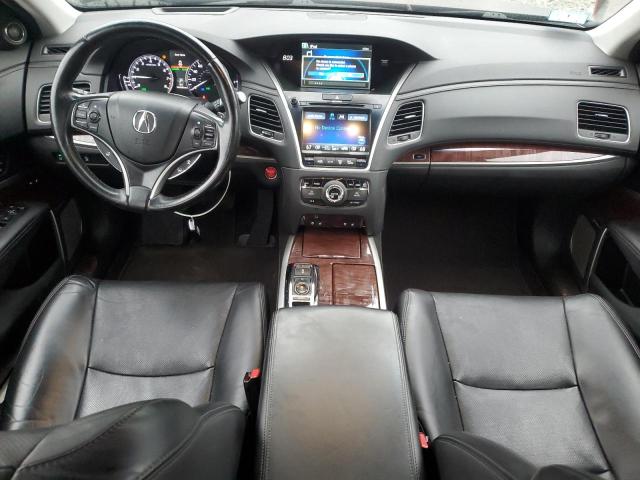 JH4KC2F90GC000072 - 2016 ACURA RLX SPORT HYBRID ADVANCE BLACK photo 8