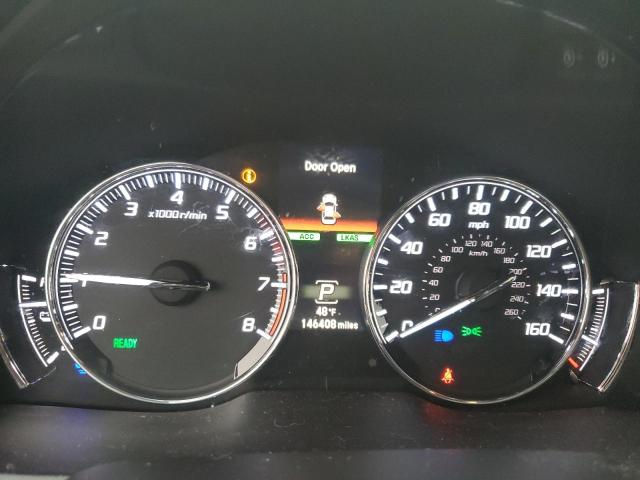 JH4KC2F90GC000072 - 2016 ACURA RLX SPORT HYBRID ADVANCE BLACK photo 9