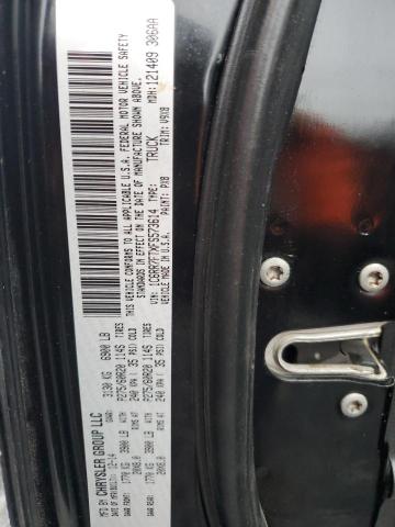 1C6RR7FTXFS573614 - 2015 RAM 1500 ST შავი ფოტო 13