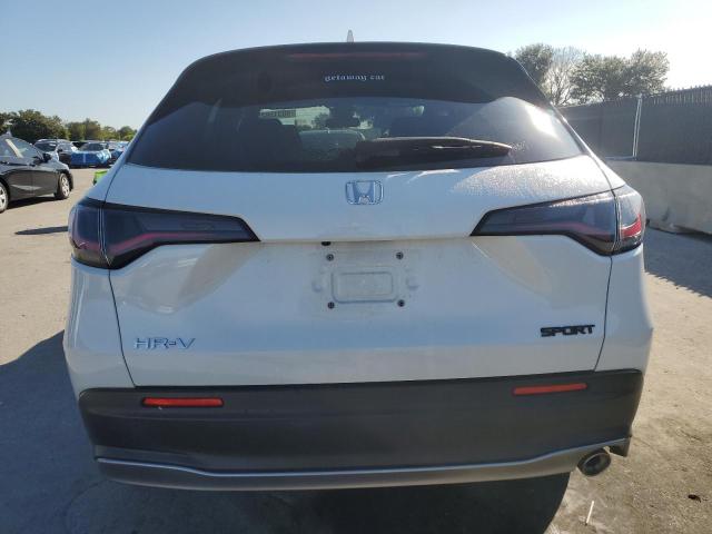 3CZRZ1H52RM712114 - 2024 HONDA HR-V SPORT WHITE photo 6