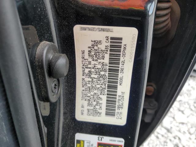 5YFBU4EE5DP165191 - 2013 TOYOTA COROLLA BASE Qara foto 13