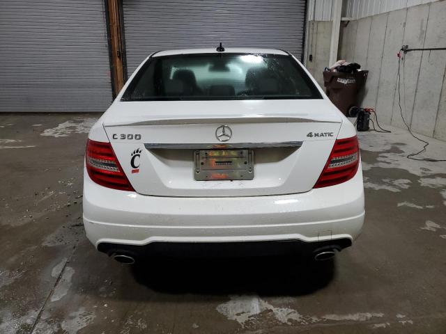 WDDGF8AB9DR279967 - 2013 MERCEDES-BENZ C 300 4MATIC WHITE photo 6