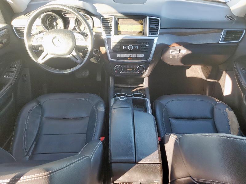 4JGDA5HB1CA046027 - 2012 MERCEDES-BENZ ML 350 4MATIC SILVER photo 8