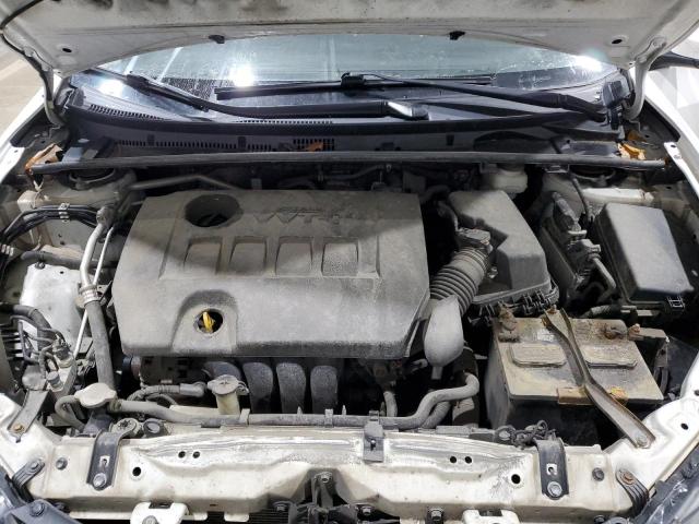 5YFBURHE4KP915881 - 2019 TOYOTA COROLLA L WHITE photo 11