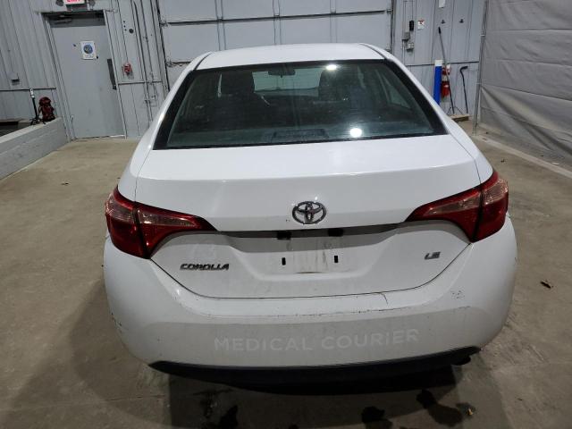 5YFBURHE4KP915881 - 2019 TOYOTA COROLLA L WHITE photo 6