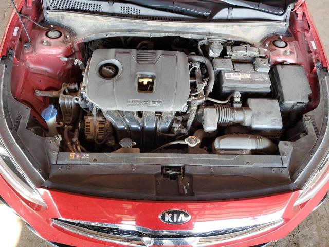 3KPF54AD2ME307980 - 2021 KIA FORTE EX RED photo 11