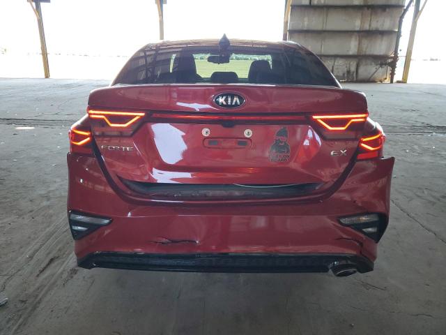 3KPF54AD2ME307980 - 2021 KIA FORTE EX RED photo 6