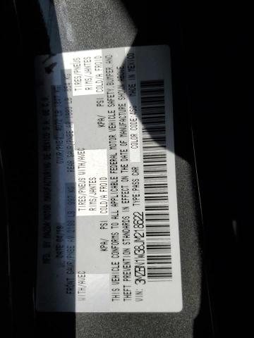 3MZBN1W38JM218622 - 2018 MAZDA 3 GRAND TOURING GRAY photo 13