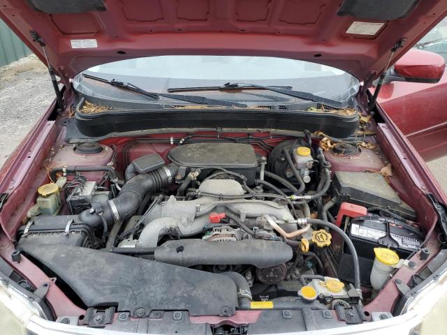 JF2SH6CC9AH703613 - 2010 SUBARU FORESTER 2.5X PREMIUM RED photo 12