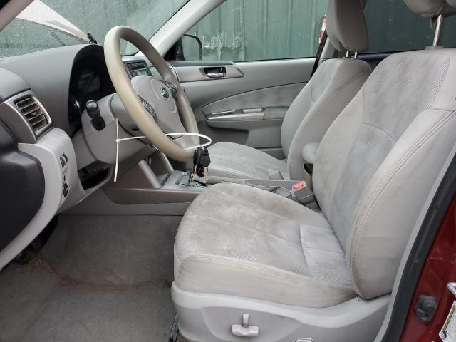 JF2SH6CC9AH703613 - 2010 SUBARU FORESTER 2.5X PREMIUM RED photo 7