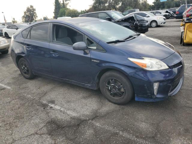 JTDKN3DU4D0353016 - 2013 TOYOTA PRIUS BLUE photo 4