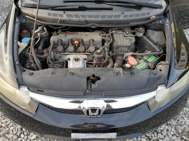 2HGFA16859H320290 - 2009 HONDA CIVIC EX BLACK photo 11