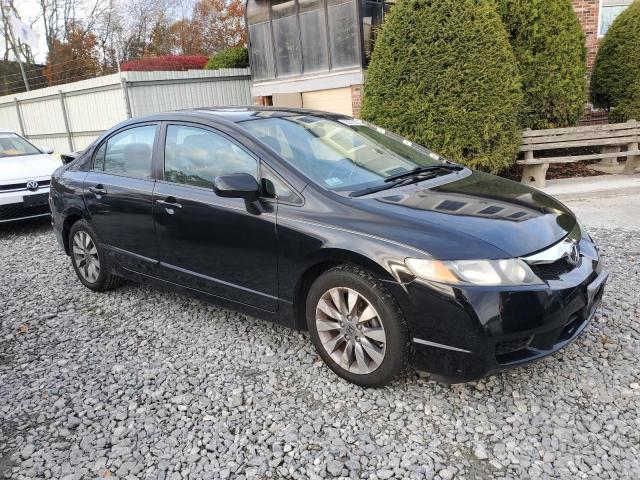 2HGFA16859H320290 - 2009 HONDA CIVIC EX BLACK photo 4