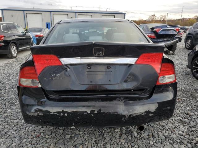 2HGFA16859H320290 - 2009 HONDA CIVIC EX BLACK photo 6