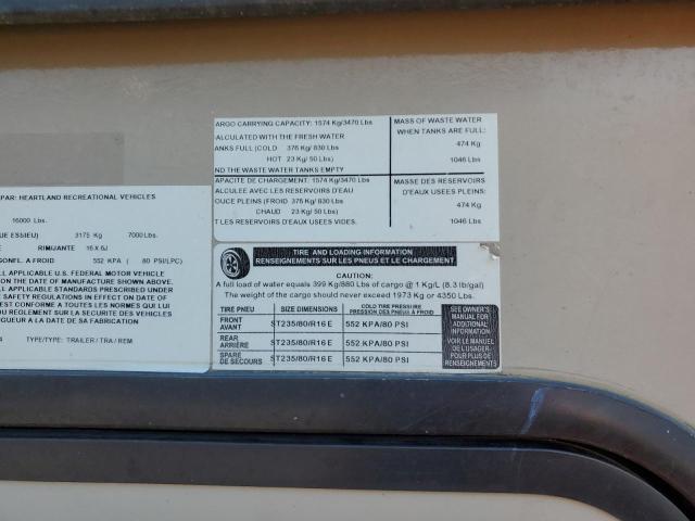 5SFCG3827DE260854 - 2013 HEARTLAND TOY HAULER 棕色 照片 8