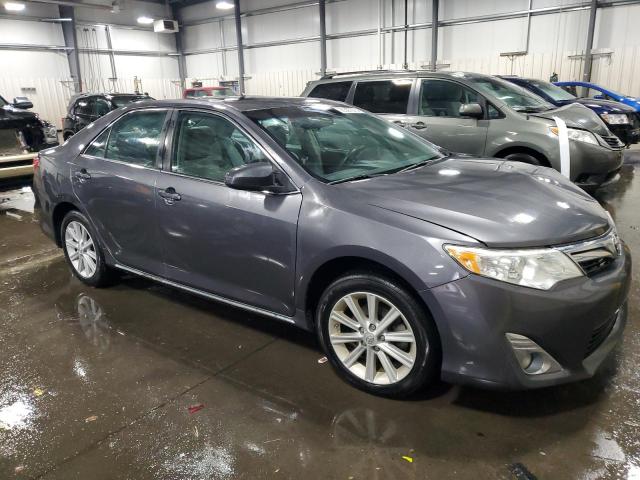 4T4BF1FK9DR325865 - 2013 TOYOTA CAMRY L GRAY photo 4