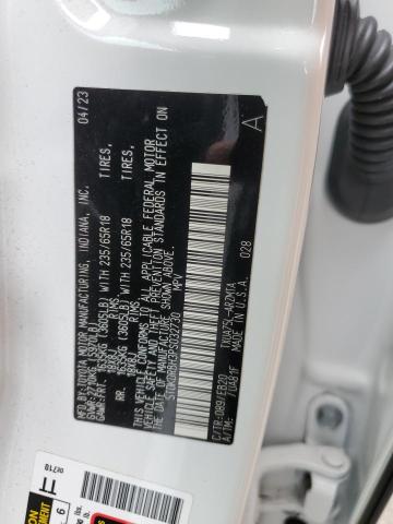 5TDKDRBH3PS032730 - 2023 TOYOTA HIGHLANDER L WHITE photo 13