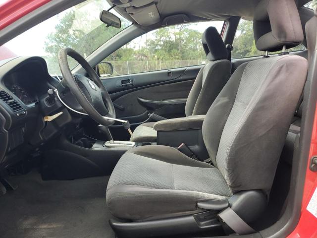 1HGEM221X4L048008 - 2004 HONDA CIVIC DX VP RED photo 7