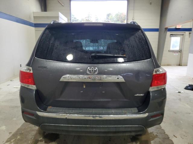 5TDBK3EH7DS188604 - 2013 TOYOTA HIGHLANDER BASE GRAY photo 6
