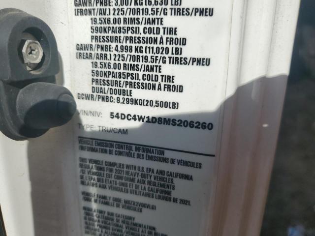 54DC4W1CXJS809827 - 2018 ISUZU NPR HD Blanc photo 10