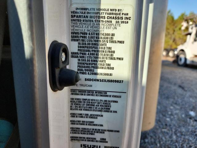 54DC4W1CXJS809827 - 2018 ISUZU NPR HD Blanc photo 13
