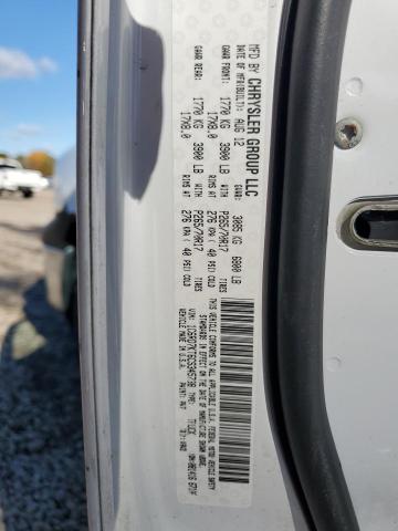 1C6RD7KT6CS345738 - 2012 DODGE RAM 1500 ST WHITE photo 12