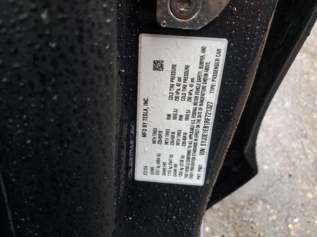 5YJ3E1EB1RF721327 - 2024 TESLA MODEL 3 GRAY photo 13