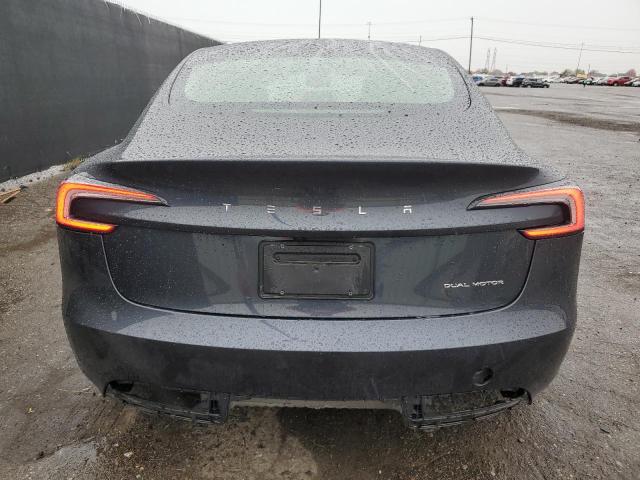 5YJ3E1EB1RF721327 - 2024 TESLA MODEL 3 GRAY photo 6