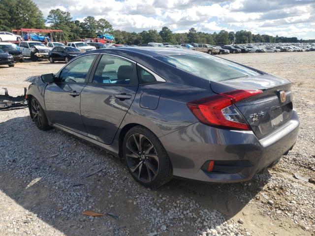 2HGFC2F80MH520096 - 2021 HONDA CIVIC SPORT GRAY photo 2
