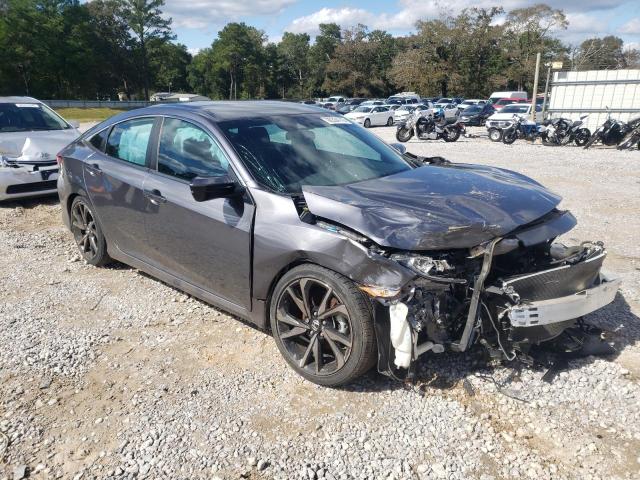 2HGFC2F80MH520096 - 2021 HONDA CIVIC SPORT GRAY photo 4