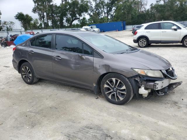 19XFB2F84FE049022 - 2015 HONDA CIVIC EX GRAY photo 4