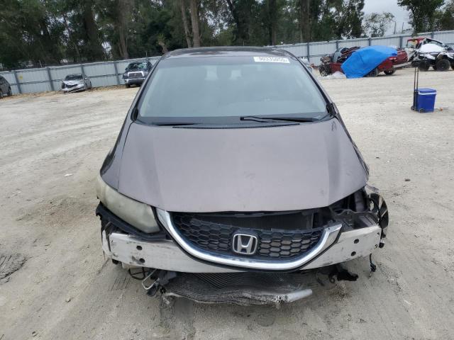 19XFB2F84FE049022 - 2015 HONDA CIVIC EX GRAY photo 5