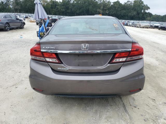 19XFB2F84FE049022 - 2015 HONDA CIVIC EX GRAY photo 6