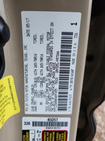 5TFCZ5AN0HX097455 - 2017 TOYOTA TACOMA DOUBLE CAB Қоңыр фото 13