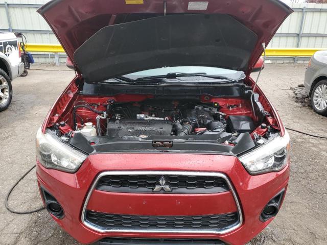 4A4AP3AU4EE005613 - 2014 MITSUBISHI OUTLANDER ES RED photo 12