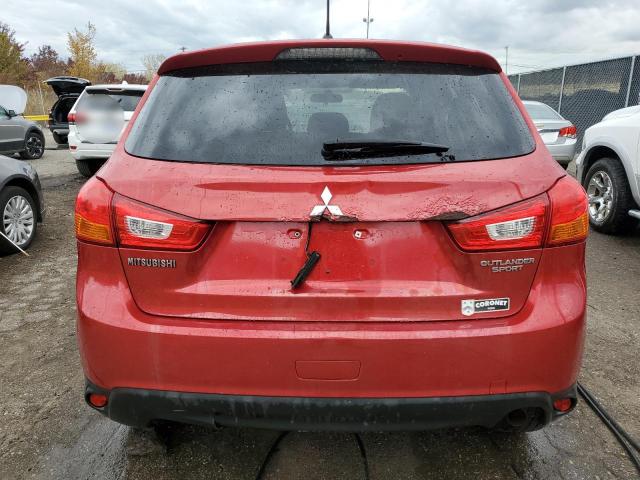 4A4AP3AU4EE005613 - 2014 MITSUBISHI OUTLANDER ES RED photo 6