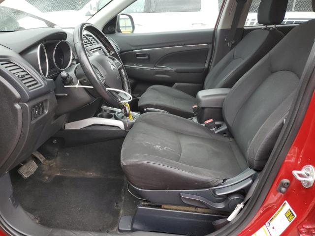 4A4AP3AU4EE005613 - 2014 MITSUBISHI OUTLANDER ES RED photo 7