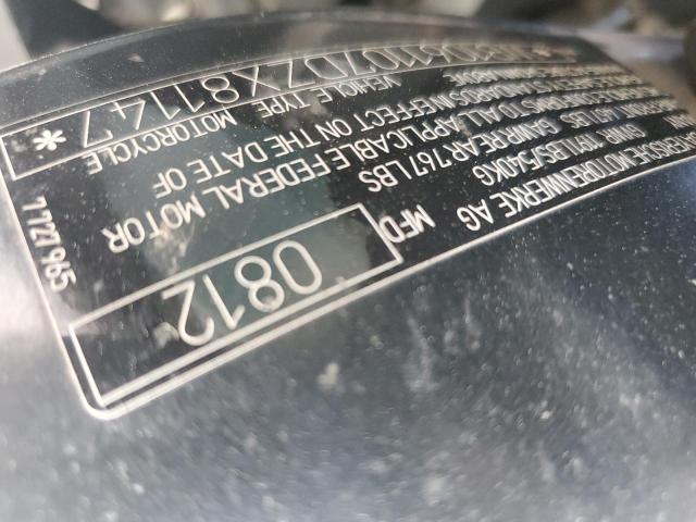 WB1061107DZX81147 - 2013 BMW K1600 GT BLACK photo 9