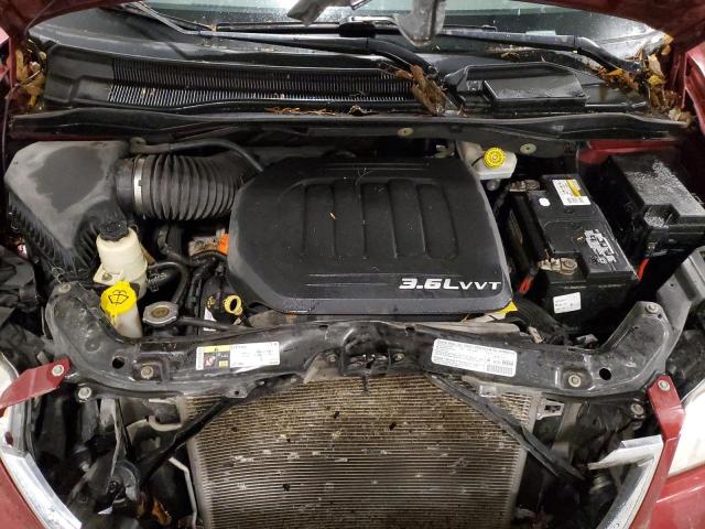 2C4RC1BG3DR646983 - 2013 CHRYSLER TOWN & COU TOURING Կարմիր լուսանկար 12