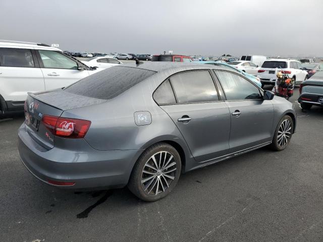 3VWD17AJ5GM393674 - 2016 VOLKSWAGEN JETTA SPORT GRAY photo 3