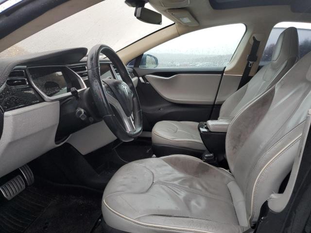 5YJSA1DP7DFP07140 - 2013 TESLA MODEL S Blau Foto 7