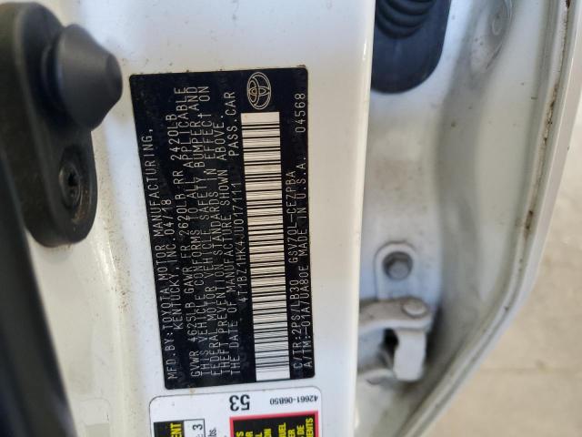 4T1BZ1HK4JU017111 - 2018 TOYOTA CAMRY XSE WHITE photo 12