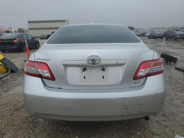 4T4BF3EK9BR138314 - 2011 TOYOTA CAMRY BASE SILVER photo 6