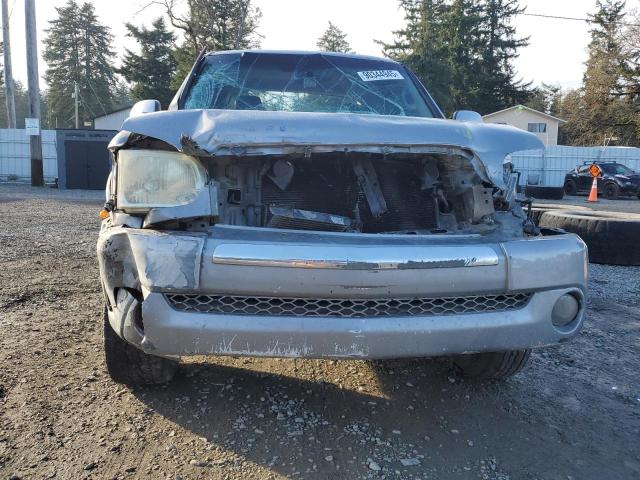 5TBDT44166S554998 - 2006 TOYOTA TUNDRA DOUBLE CAB SR5 SILVER photo 5