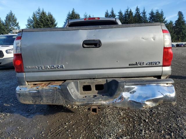 5TBDT44166S554998 - 2006 TOYOTA TUNDRA DOUBLE CAB SR5 SILVER photo 6