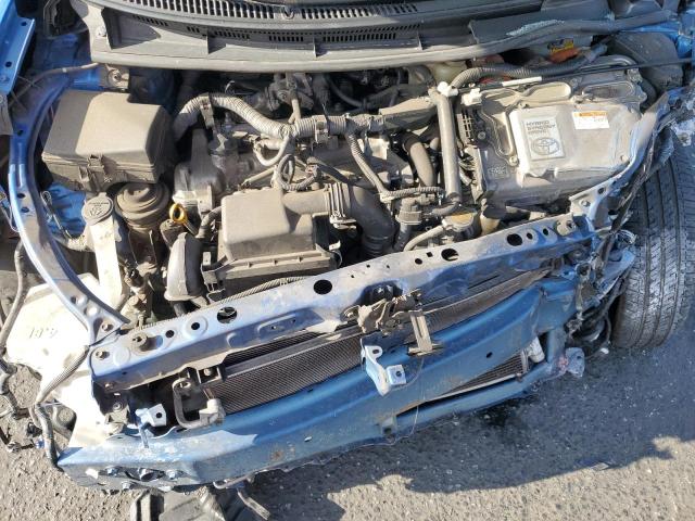 JTDKDTB30D1058020 - 2013 TOYOTA PRIUS C BLUE photo 11