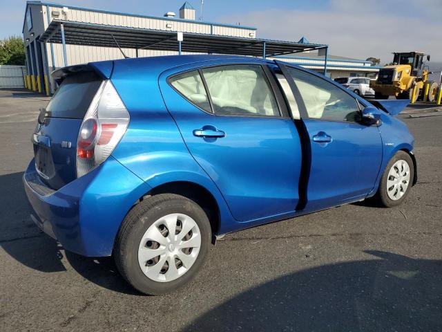 JTDKDTB30D1058020 - 2013 TOYOTA PRIUS C BLUE photo 3