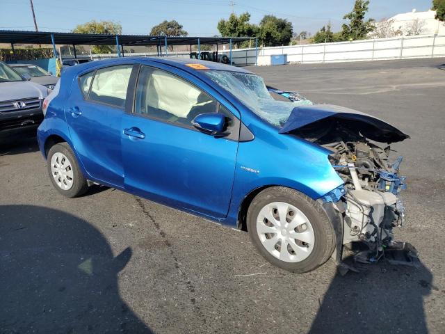 JTDKDTB30D1058020 - 2013 TOYOTA PRIUS C BLUE photo 4